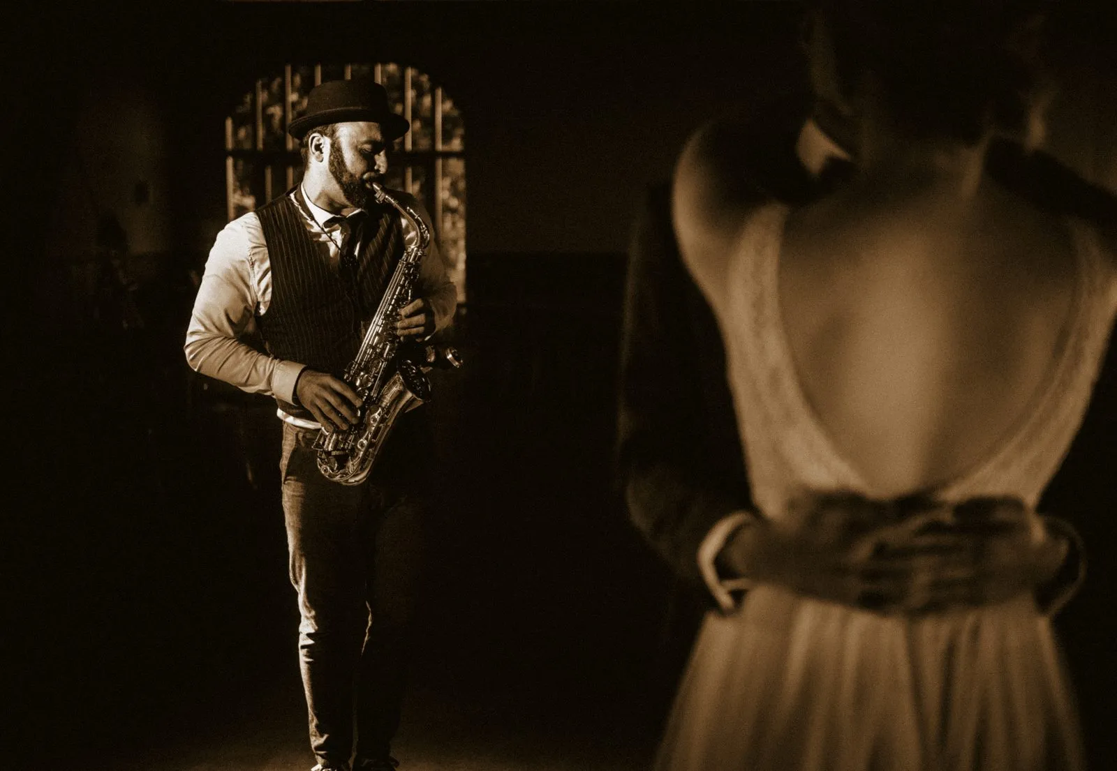 Live-Saxophon auf der Hochzeitsparty